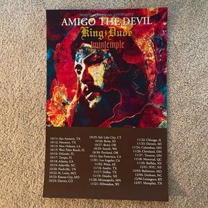 Amigo The Devil Poster North American Tour 2019